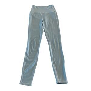 Frankies Bikinis Active Light Blue Leggings size Small